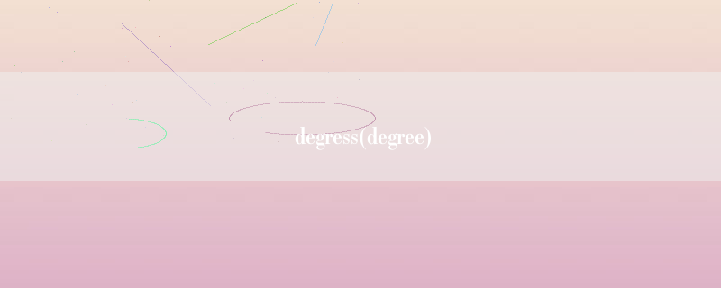 degress(degree)
